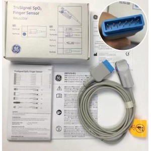 GE TruSignal TS-F4-GE SPO2 Adult Finger Sensor, Ohmeda 11pin