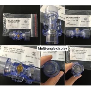 GE Ohmeda Respiratory Flow Sensor, Disposable, PN: 1505-3231-001