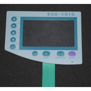 Biocare ECG-101 keyboard / button membrane / button stickers