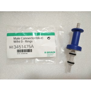 Male Connector (Blue) with o- rings, PN: 3451475A 